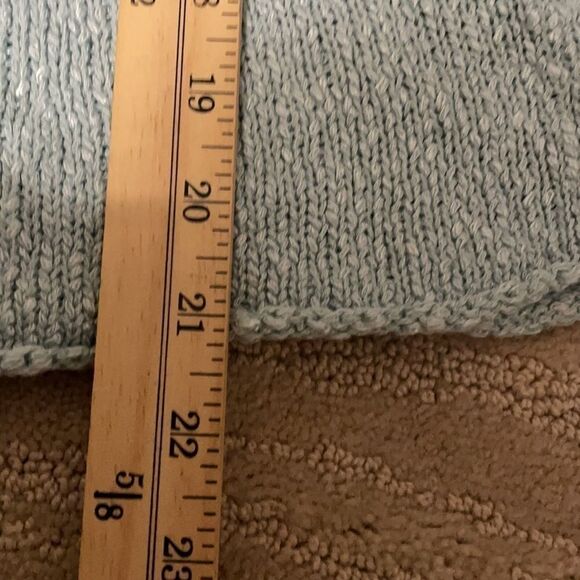 Eileen Fisher Light Blue V-Neck Sweater Size Small - Picture 7 of 7